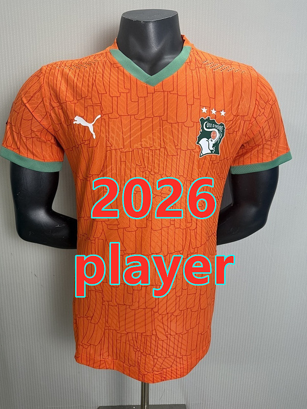 Cote D'Ivoire Home Player 32 Team Jersey S-2XL 32
