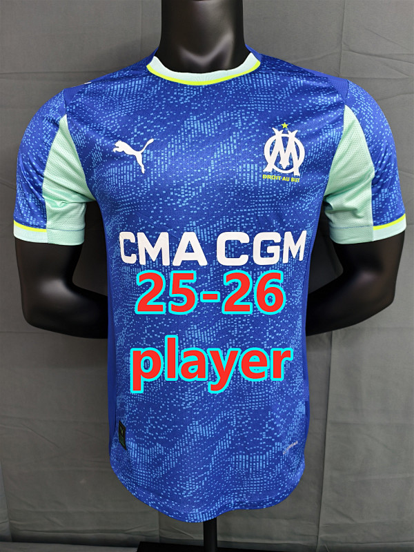 25-26 Marseille Third Player Version Jersey S-2XL