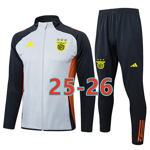 25-26 Benfica Long Zipper Jacket S-2XL