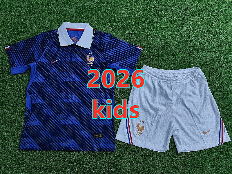 France Home Kids Player 16 Teams Kit 16 -28 16