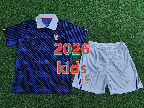 France Home Kids Player 16 Teams Kit 16 -28 16