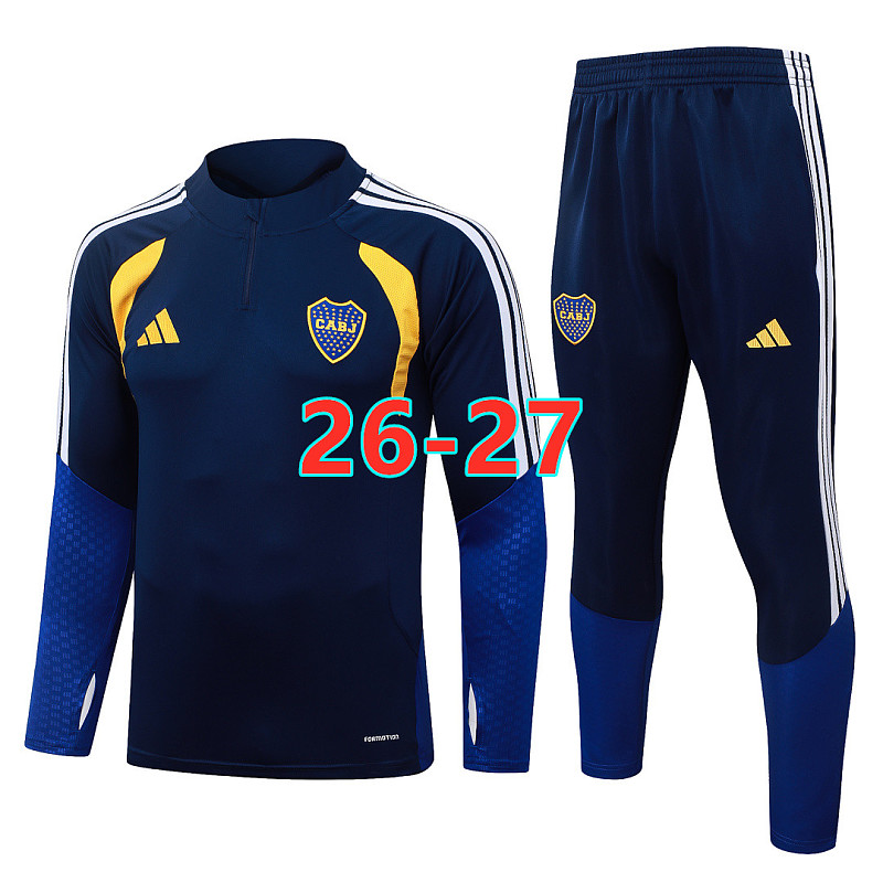 26-27 Boca Juniors Long Sleeve Tracksuit S-2XL