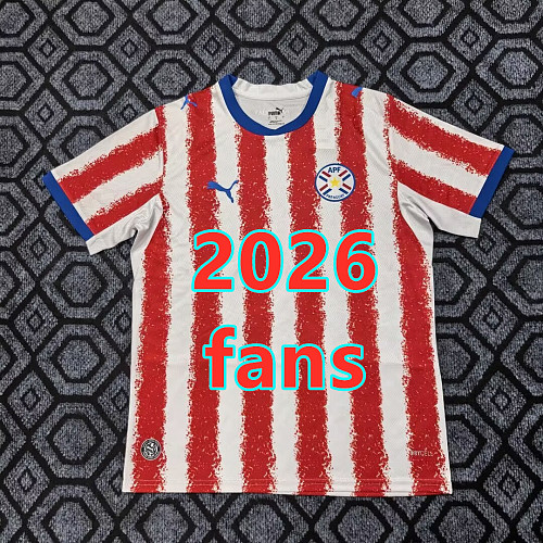 Paraguay Home Fans 32 Teams Jersey S-4XL 32