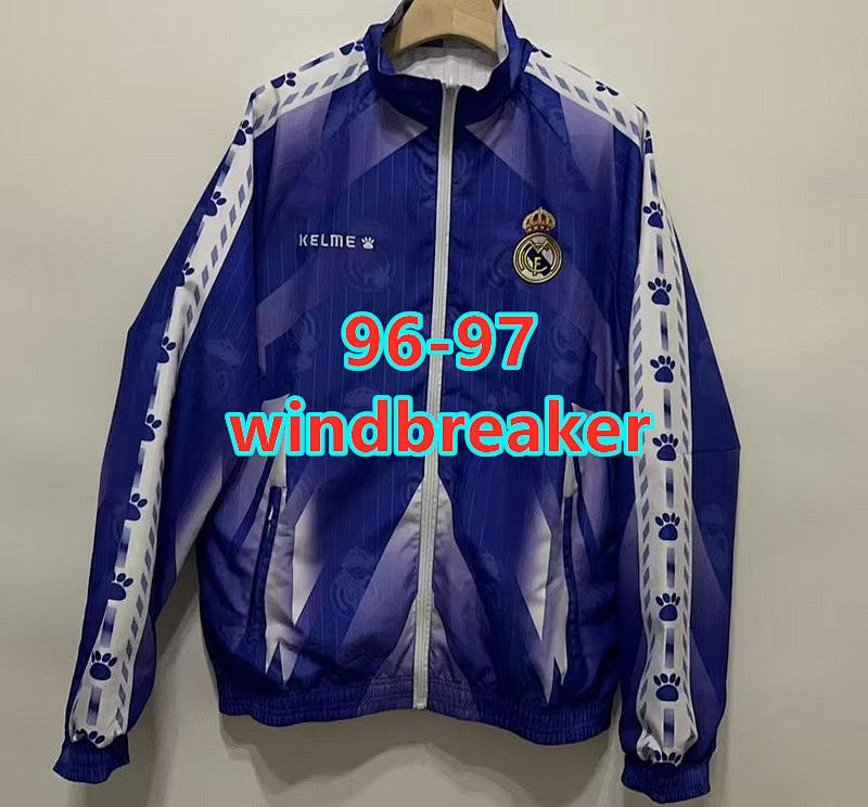 96-97 Real Madrid Both Windbreaker S-3XL