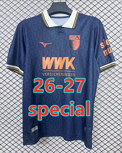 26-27 Augsburg Special Fans Version Jersey S-4XL