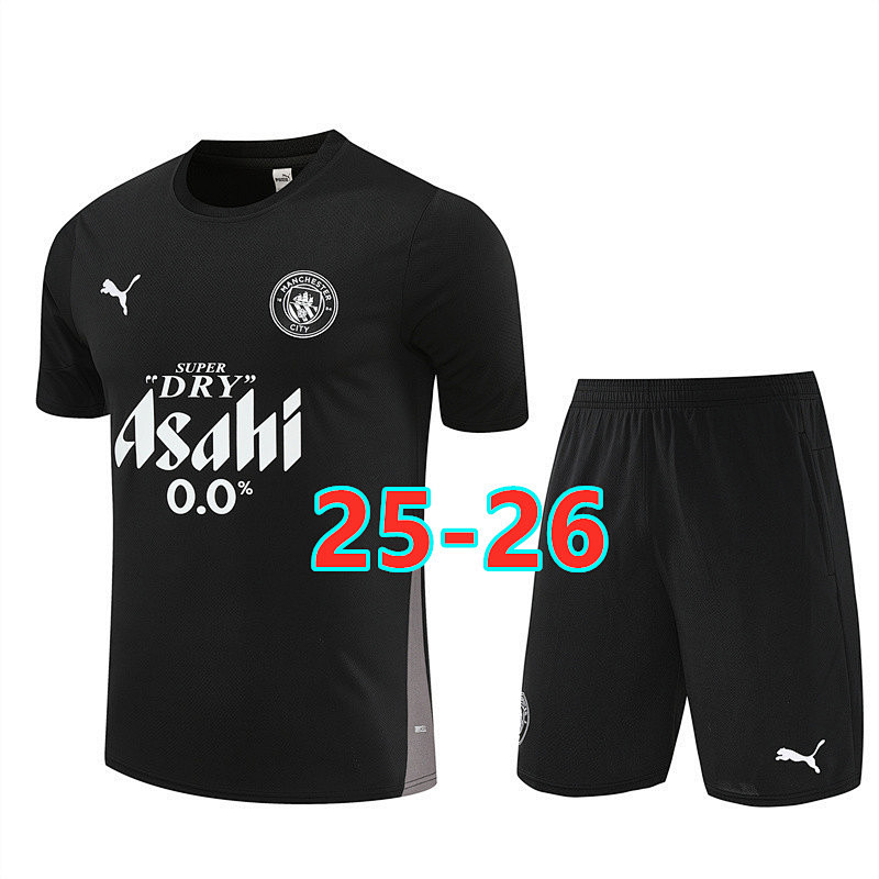 25-26 Manchester City Short Sleeve Tracksuit XS-2XL
