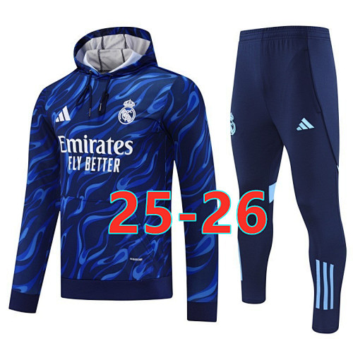 25-26 Real Madrid Hoodie+pants S-2XL
