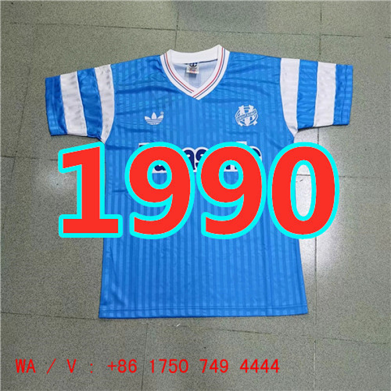 Marseille Retro TopThai Quality Away Jersey S-2XL