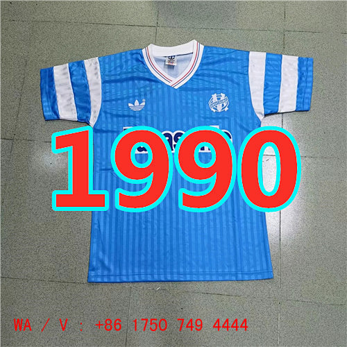 Marseille Retro TopThai Quality Away Jersey S-2XL