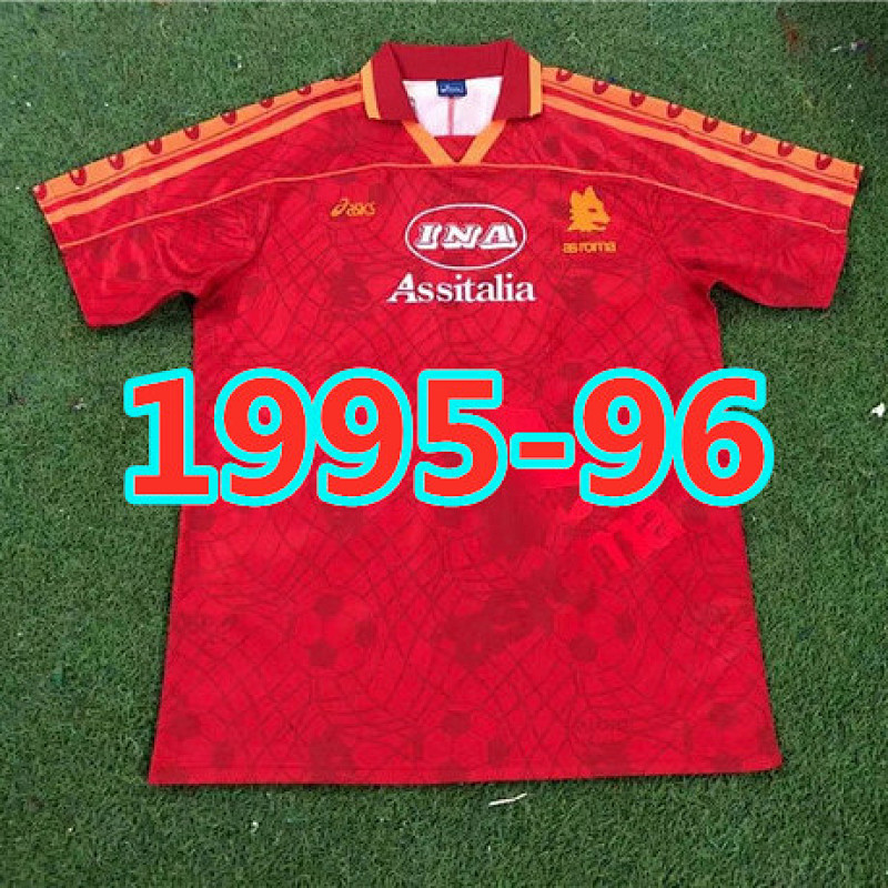 Roma Retro TopThai Quality Home Jersey S-2XL