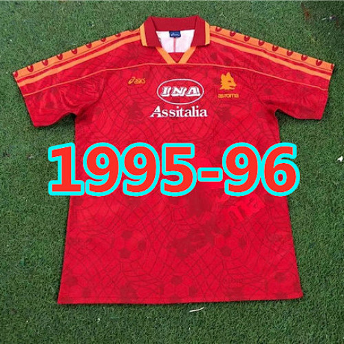 Roma Retro TopThai Quality Home Jersey S-2XL
