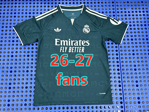26-27 Real Madrid Away Fans Version Jersey S-4XL