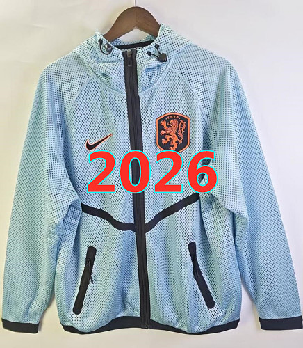 Netherlands Double Mesh Hoodie Entrance Uniform S-3XL