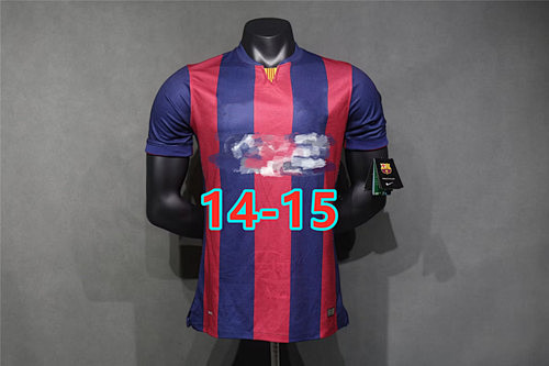 14-15 Barcelona Home Retro Player Version Jersey S-3XL