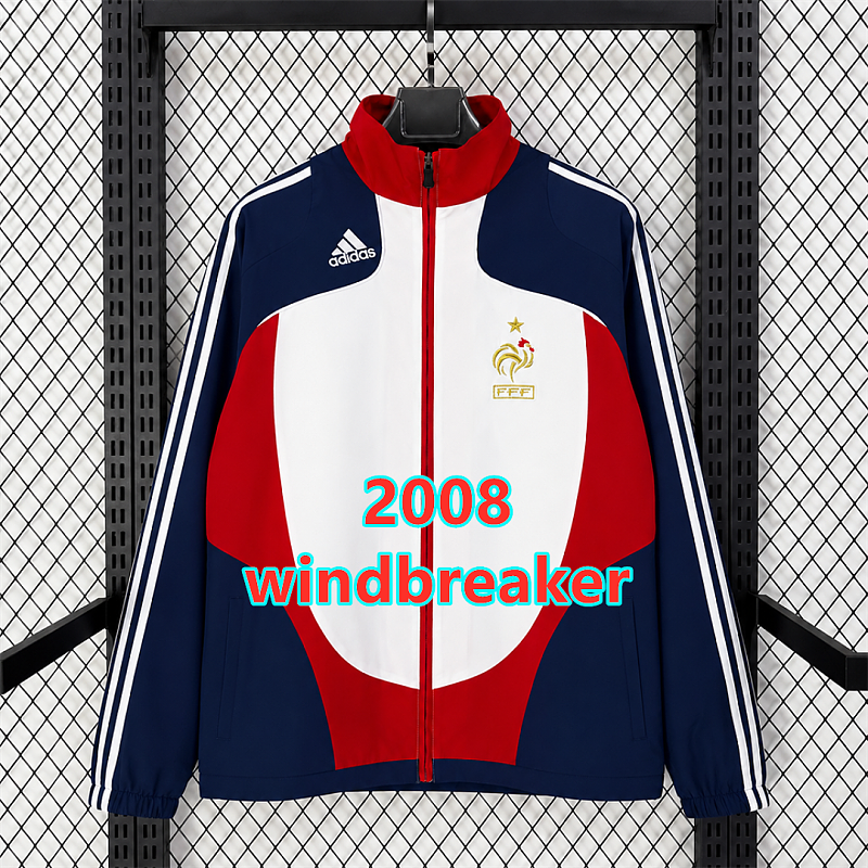 France Retro Windbreaker S-2XL