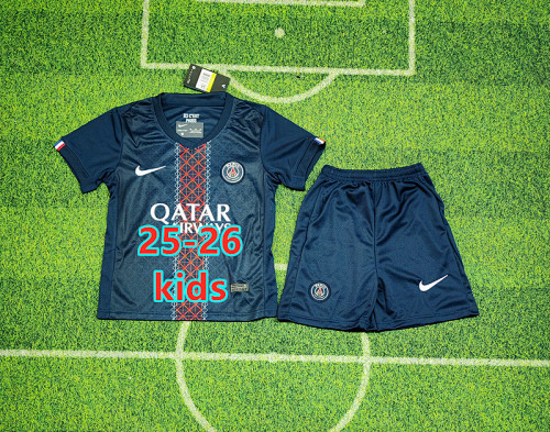 Balenciaga 25-26 Paris Psg Home Jersey+shorts Kit 16 -28