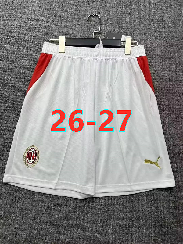 26-27 AC Milan Away Fans Version Shorts S-2XL AC
