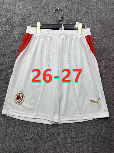 26-27 AC Milan Away Fans Version Shorts S-2XL AC