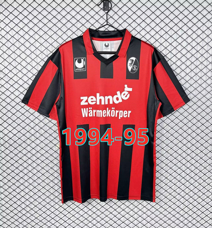 Freiburg Home Retro Fans Version Jersey S-2XL