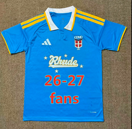26-27 Como Third Fans Version Jersey S-4XL