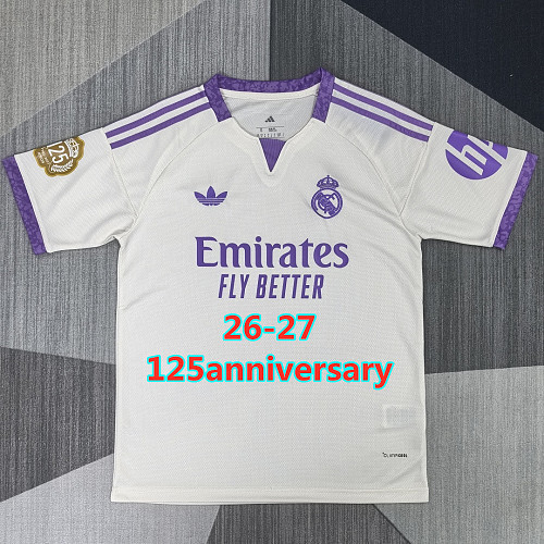 26-27 Real Madrid Anniversary Fans Version Jersey S-4XL