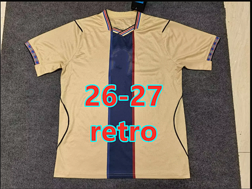 26-27 Barcelona Retro Fans Version Jersey S-2XL