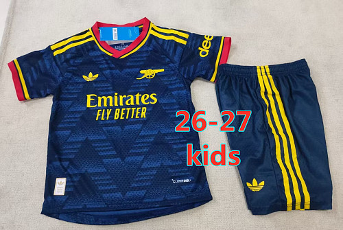 26-27 Arsenal Away Kids Player Jersey+shorts Kit 16 -28