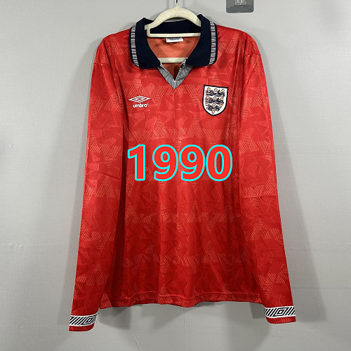 England Away Retro Long Jersey S-2XL