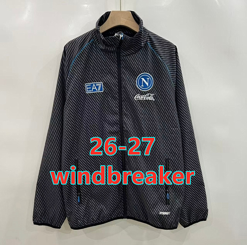 26-27 Napoli Embroidery Windbreaker S-2XL