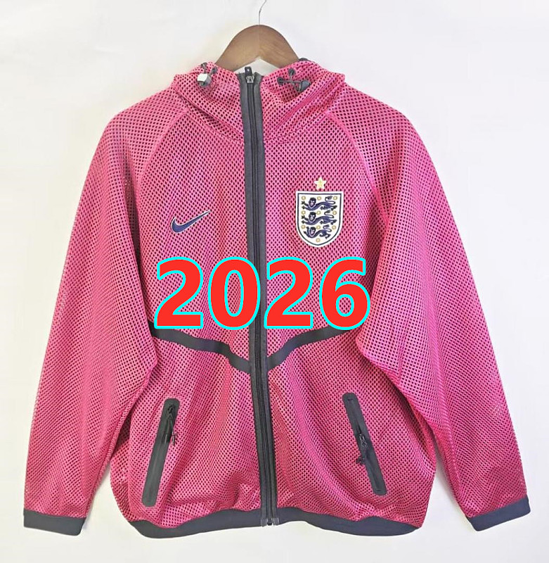 England Double Mesh Hoodie Entrance Uniform S-3XL
