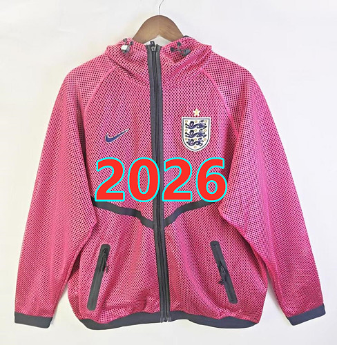 England Double Mesh Hoodie Entrance Uniform S-3XL