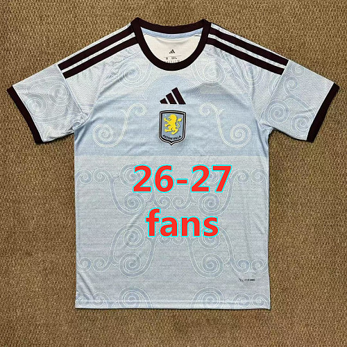 26-27 Aston Villa Third Fans Without Sponsor S-4XL