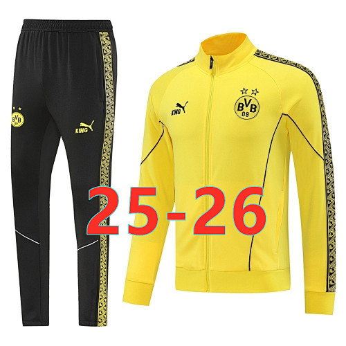 25-26 Dortmund Long Zipper Jacket S-2XL