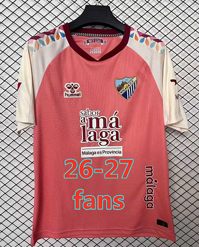 26-27 Malaga Away Fans Version Jersey S-4XL