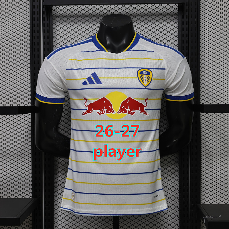 26-27 Leeds United Home Player Version Jersey S-2XL