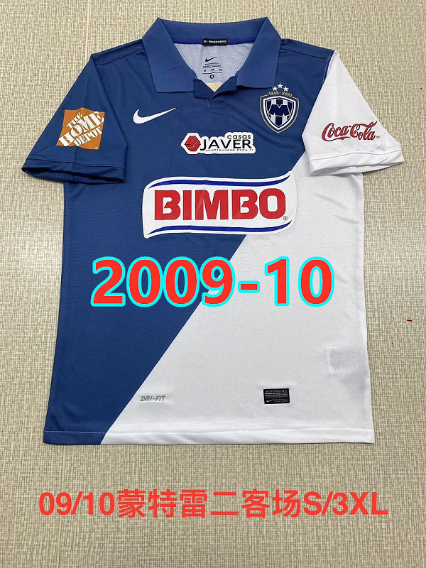 09-10 Monterrey Third Retro Jersey S-3XL