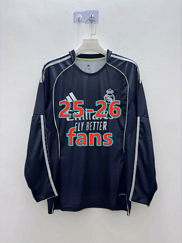 Fifa 25-26 Real Madrid Away Fans Long Jersey S-2XL