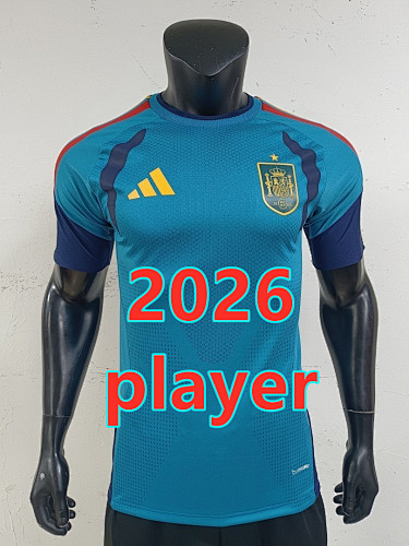 Spain Training Player Version Jersey S-4XL