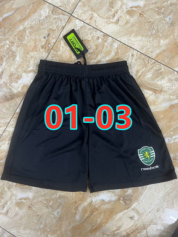 01-03 Sporting CP Home Retro Shorts S-2XL