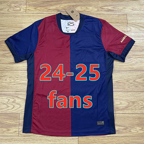 24-25 Barcelona Home Fans Version Jersey S-4XL