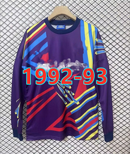 Manchester United Goalkeeper Retro Long Sleeve Jersey S-2XL