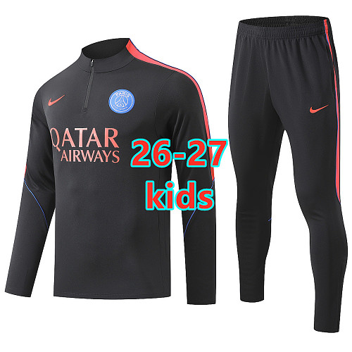 Balenciaga 26-27 Paris Psg Kids Long Sleeve Tracksuit 10- 18