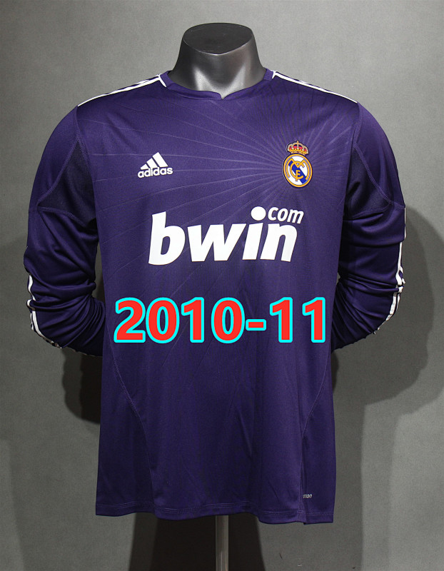 Real Madrid Third Retro Player Long Jersey S-2XL
