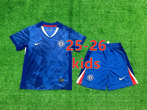 25-26 Chelsea Home Kids Jersey+shorts 16 -28