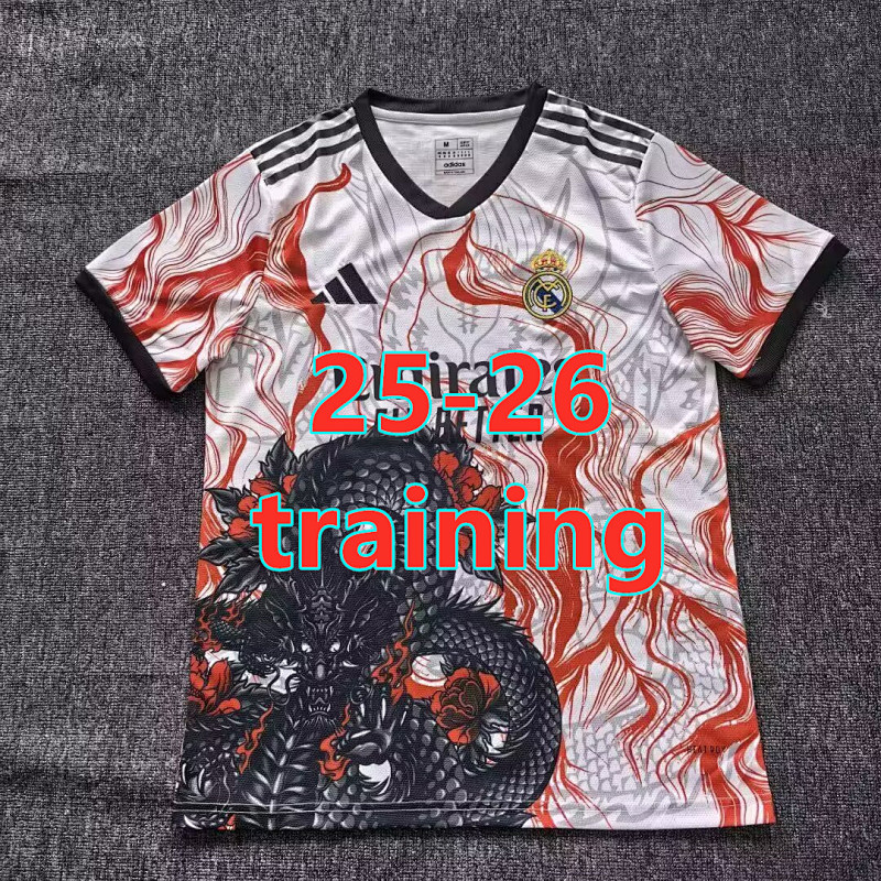25-26 Real Madrid Training Fans Version Jersey S-2XL