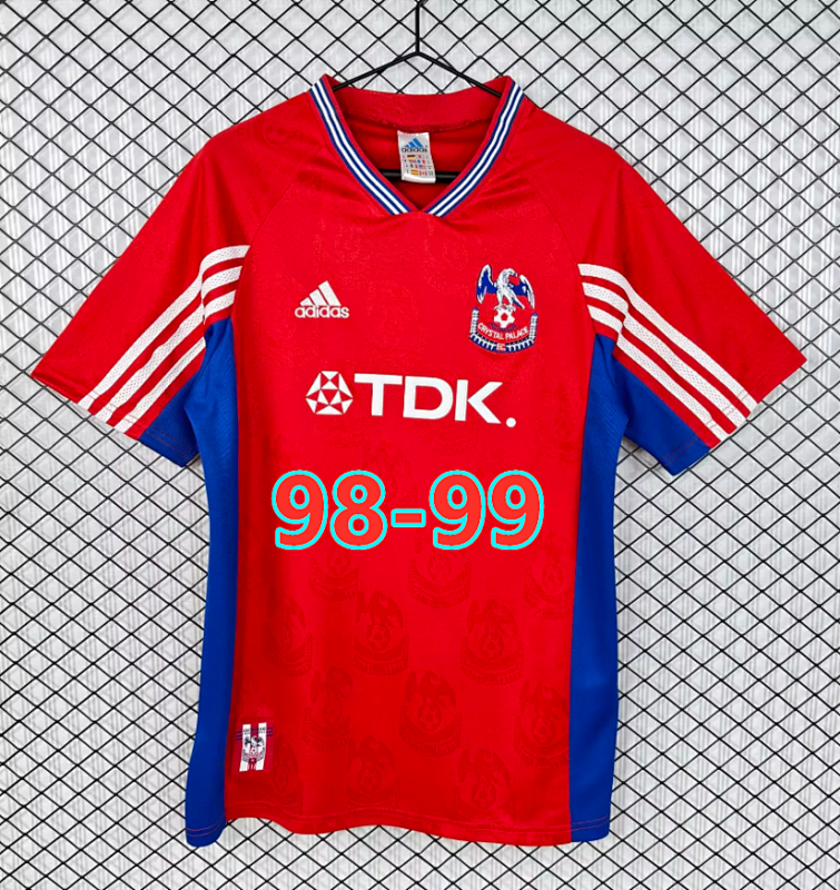 98-99 Crystal Palace Home Retro Fans Version Jersey S-2XL