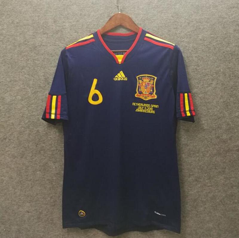 Spain Retro S-4XL Home Jersey