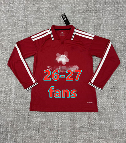 26-27 Manchester United Home Fans Long Jersey S-4XL