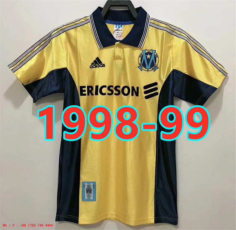 Marseille Retro TopThai Quality Jersey S-2XL