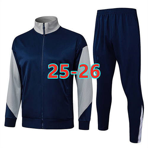25-26 Tottenham Long Zipper Jacket S-2XL